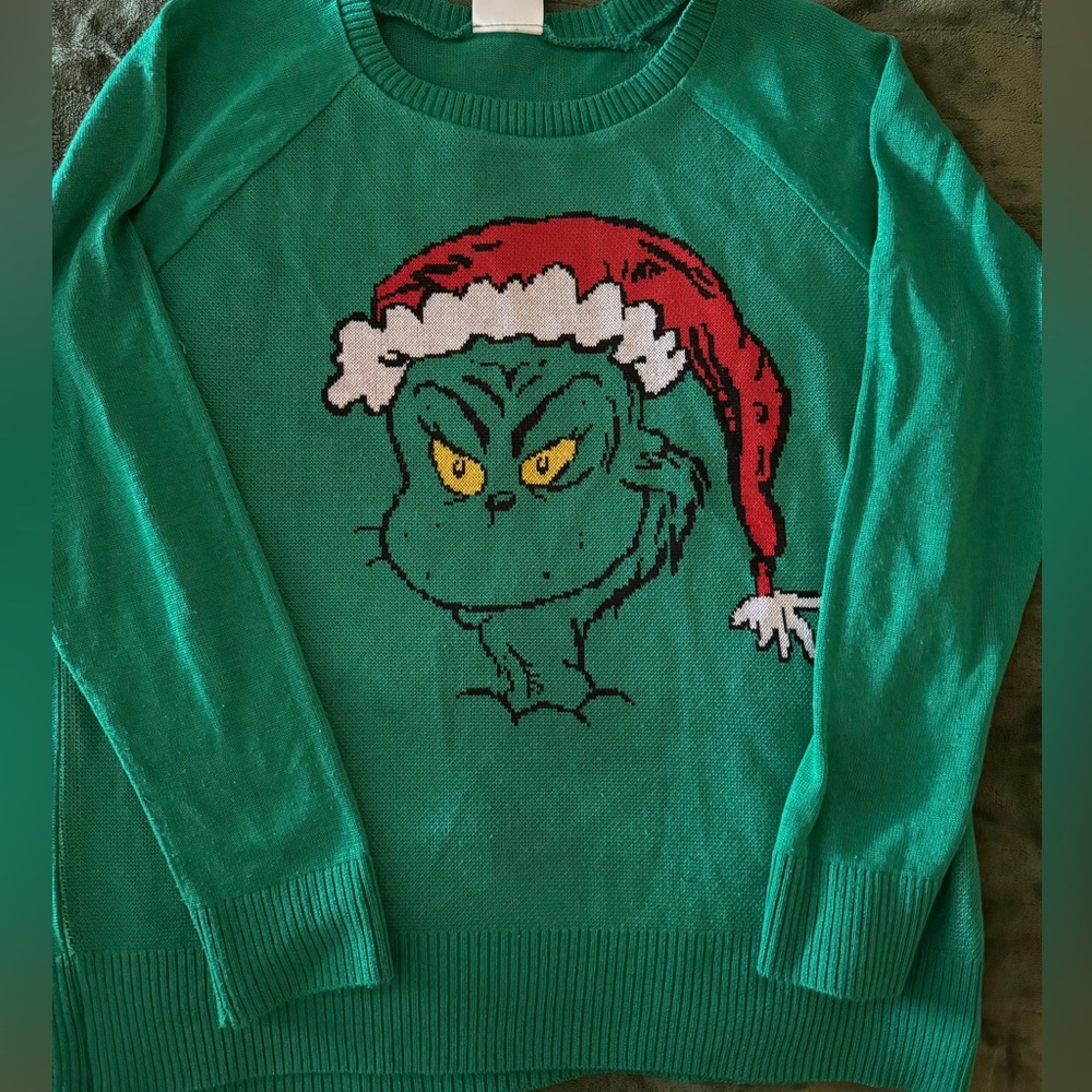 Dr Seuss Christmas Sweater - the grinch